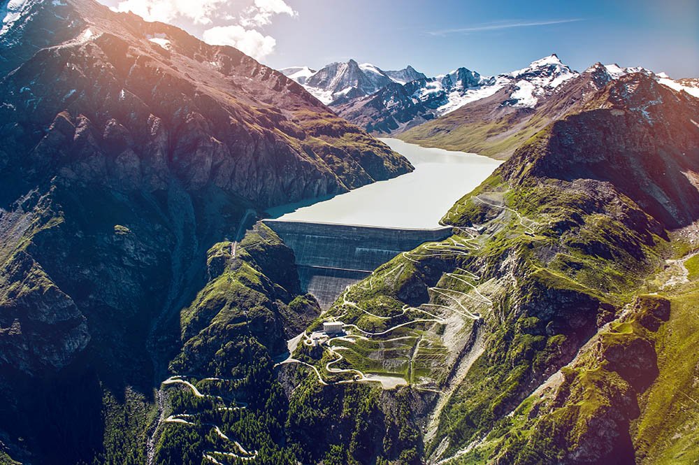 Cycling in Valais - Grande Dixence Dam